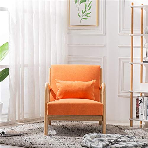 Single Person Chaise Lounge Sofa - Modern Guest Chair for Living Room, Bedroom & Patio - Comfortable One-Person Furniture Piece for Relaxing & Lounging