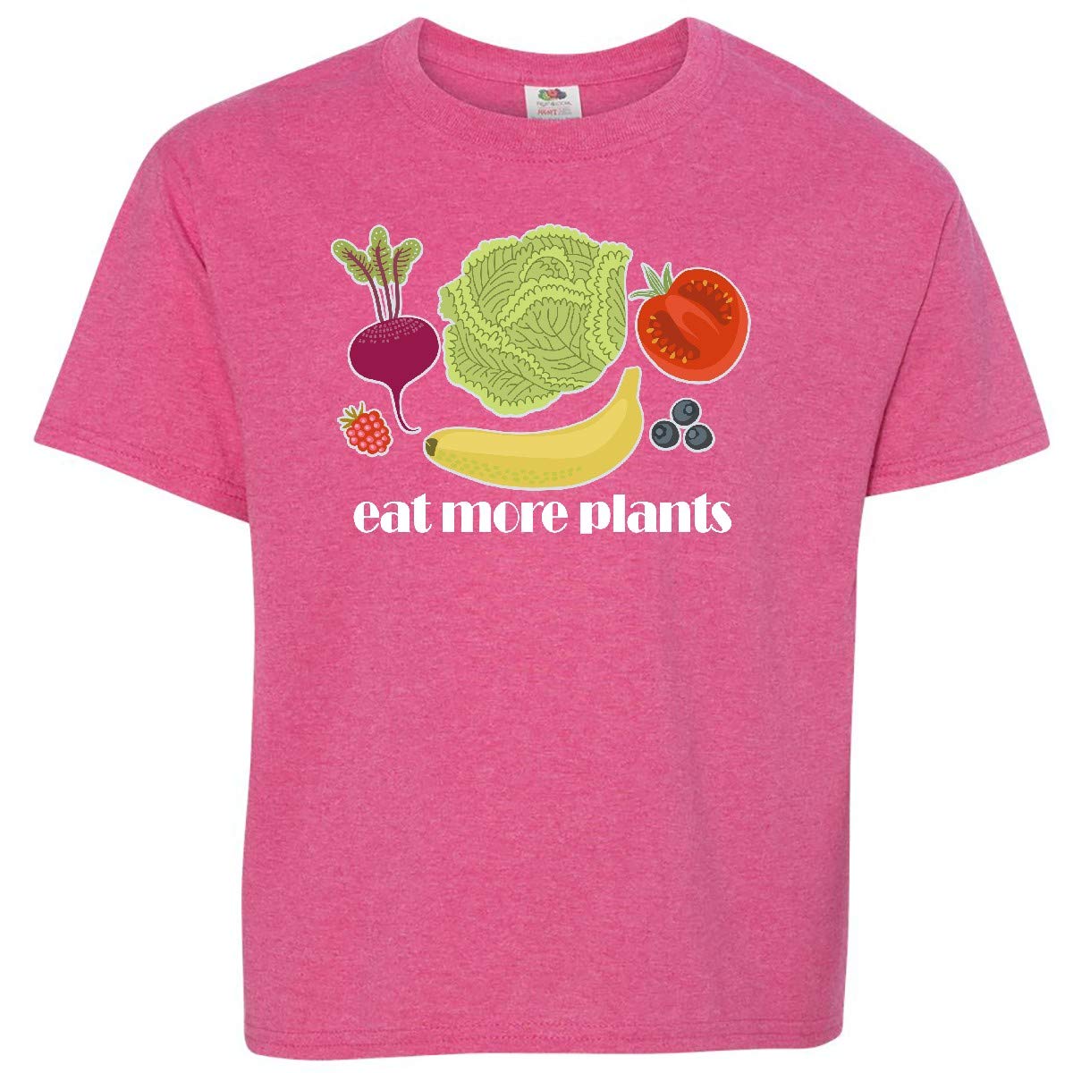 Vegan Eat More Plants Vegetarian Youth T-Shirt | Eco-Friendly Cotton Tee for Plant-Based Lifestyle | Perfect for Earth Day & Animal Rights Events