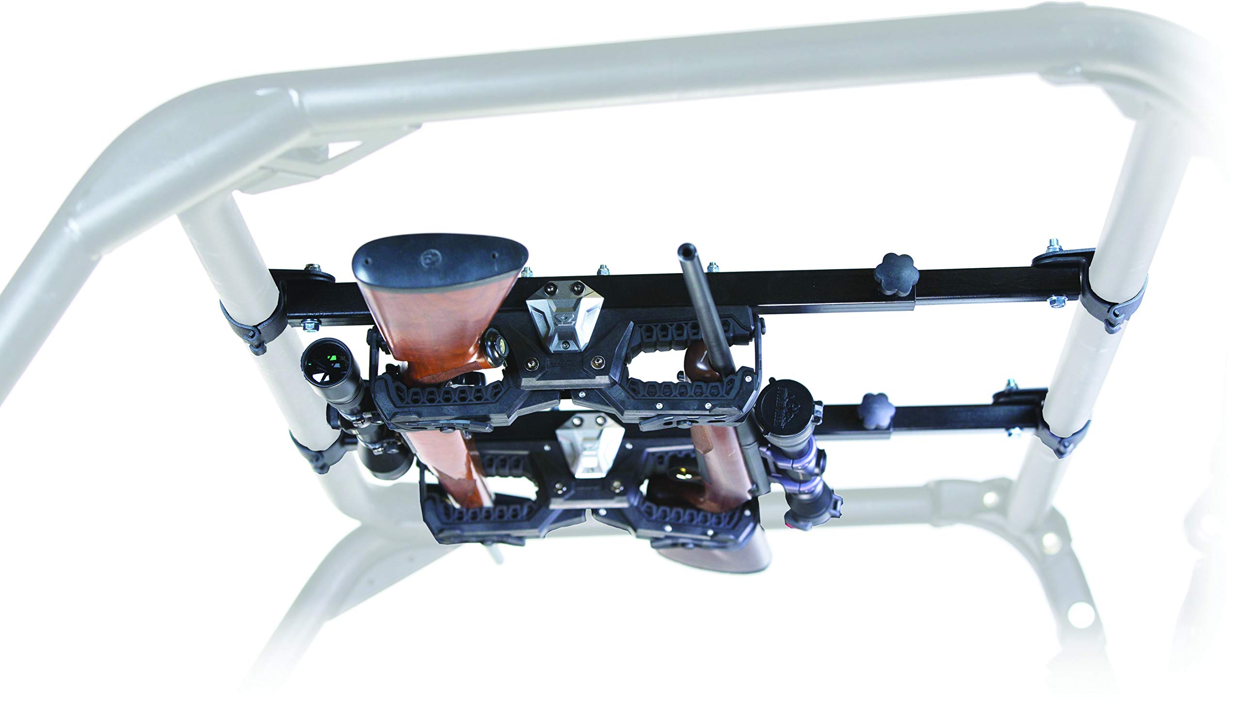 Seizmik 07301 Overhead Gun Rack for 2.0in Roll Cage - Secure Firearm Storage for Trucks, Jeeps & Off-Road Vehicles - Perfect for Hunting, Camping & Outdoor Adventures