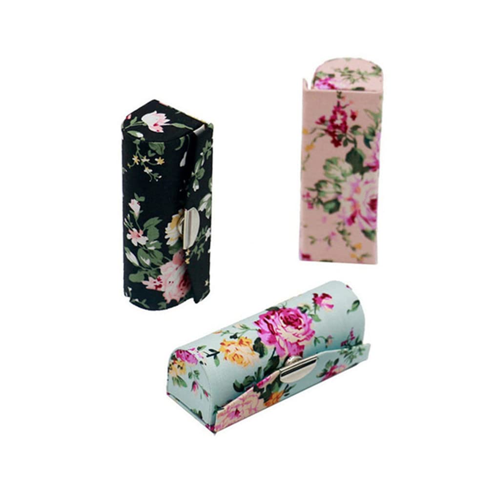Portable Lipstick Case Holder with Mirror - Travel Makeup Organizer for Purse & Cosmetic Bag | Perfect for On-the-Go Touch Ups & Travel Essentials