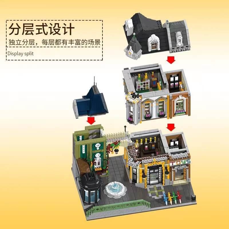 JIE STAR 89112 AFOL Square Building Blocks Set - 5290pcs Creative Toy for Adults & Kids - Perfect for STEM Learning, DIY Projects, and Collectors - Ideal for Home Decor, Birthday Gifts & Classroom Activities