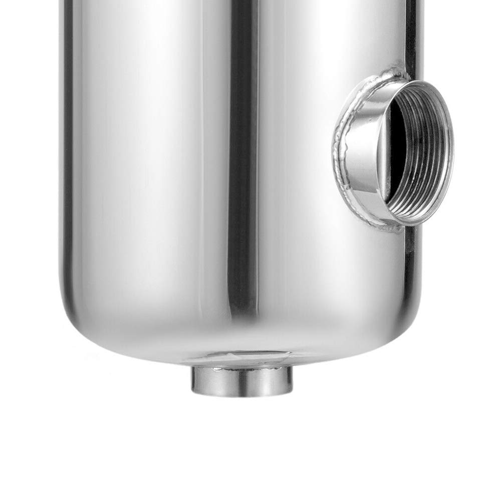LOYALHEARTDY Stainless Steel Pool Heat Exchanger - 135 kBtu/hour, 1