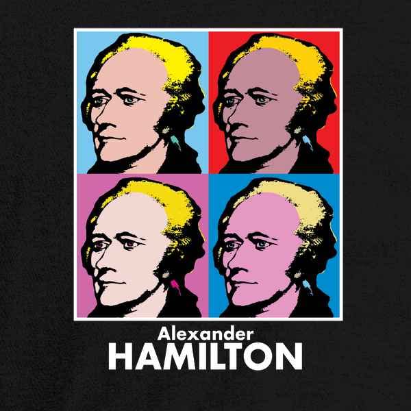 Alexander Hamilton Pop Art T-Shirt for Kids & Youth - Fun Graphic Tee for Boys & Girls | School, Parties & Casual Wear