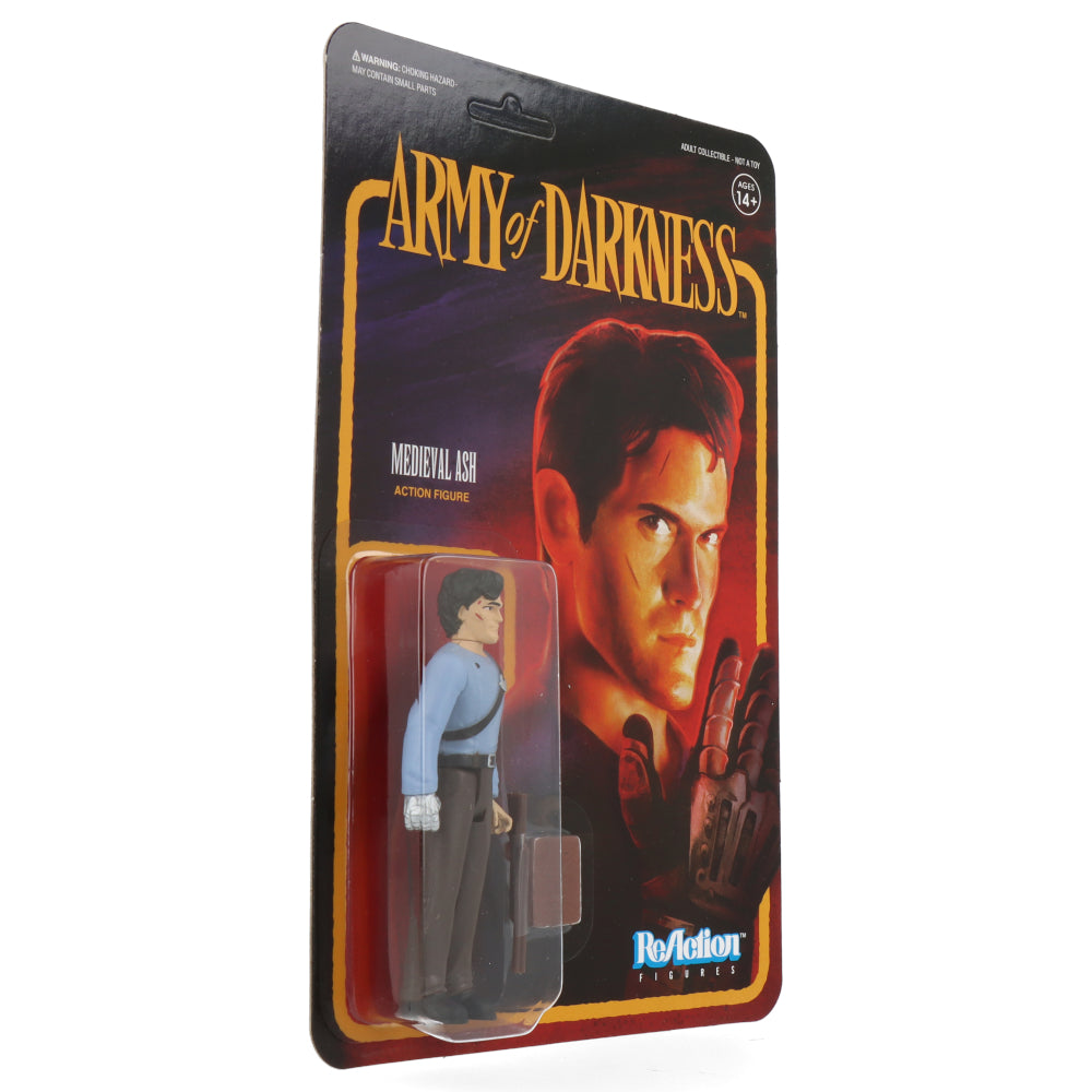 Medieval Ash Army of Darkness ReAction Figure - Evil Dead Movie Collectible for Horror Fans & Pop Culture Enthusiasts - Perfect for Display, Gifts & Horror Memorabilia Collections