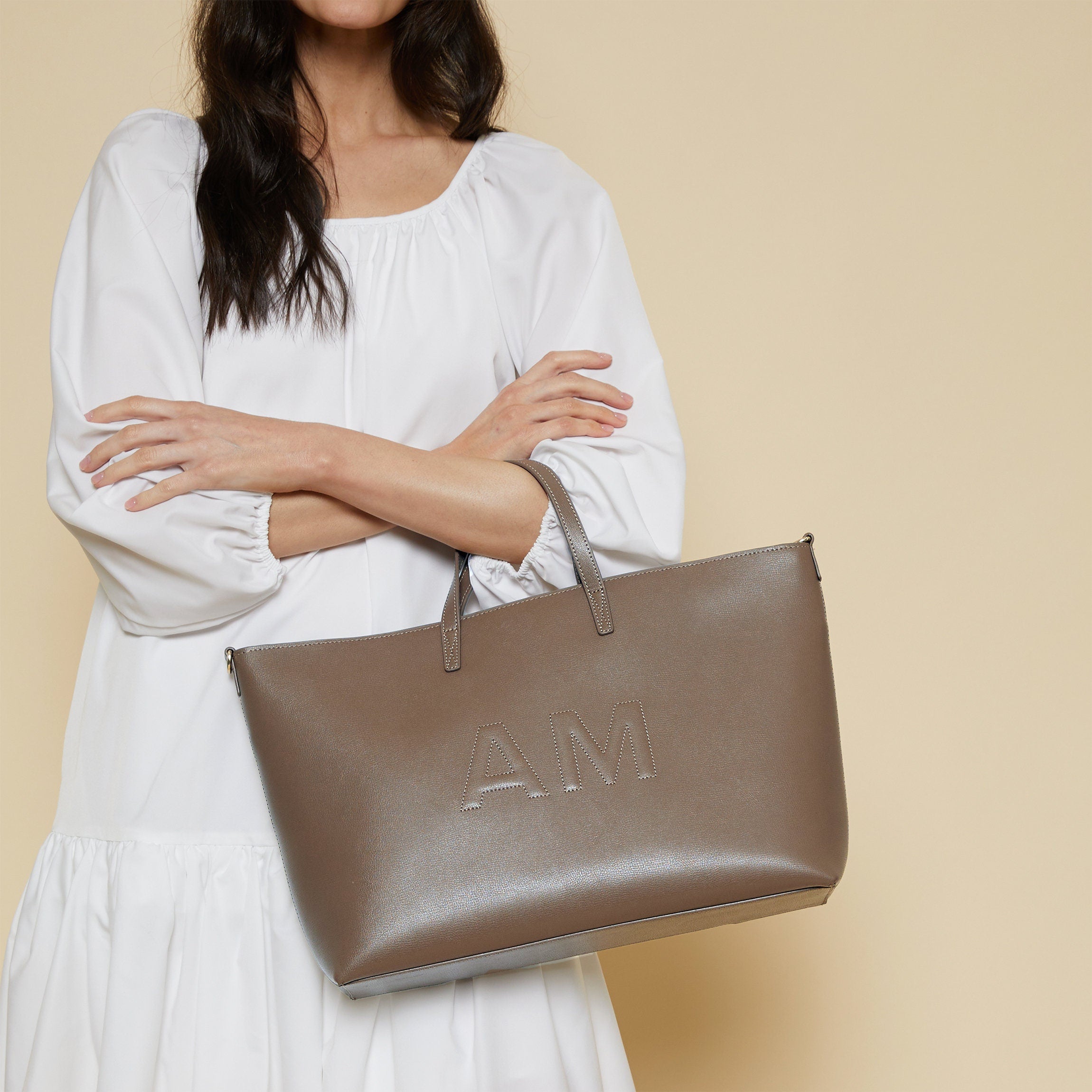 Premium Genuine Leather Alex Work Bag in Mocha Brown - Stylish Laptop Briefcase for Professionals, Business Commuters & Office Use