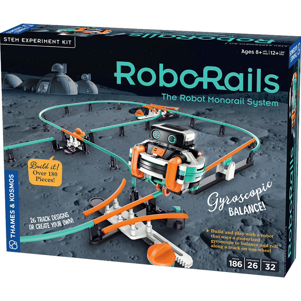 RoboRails: Smart Robot Monorail System for Home & Office Automation - Perfect for Smart Home Setup and STEM Education