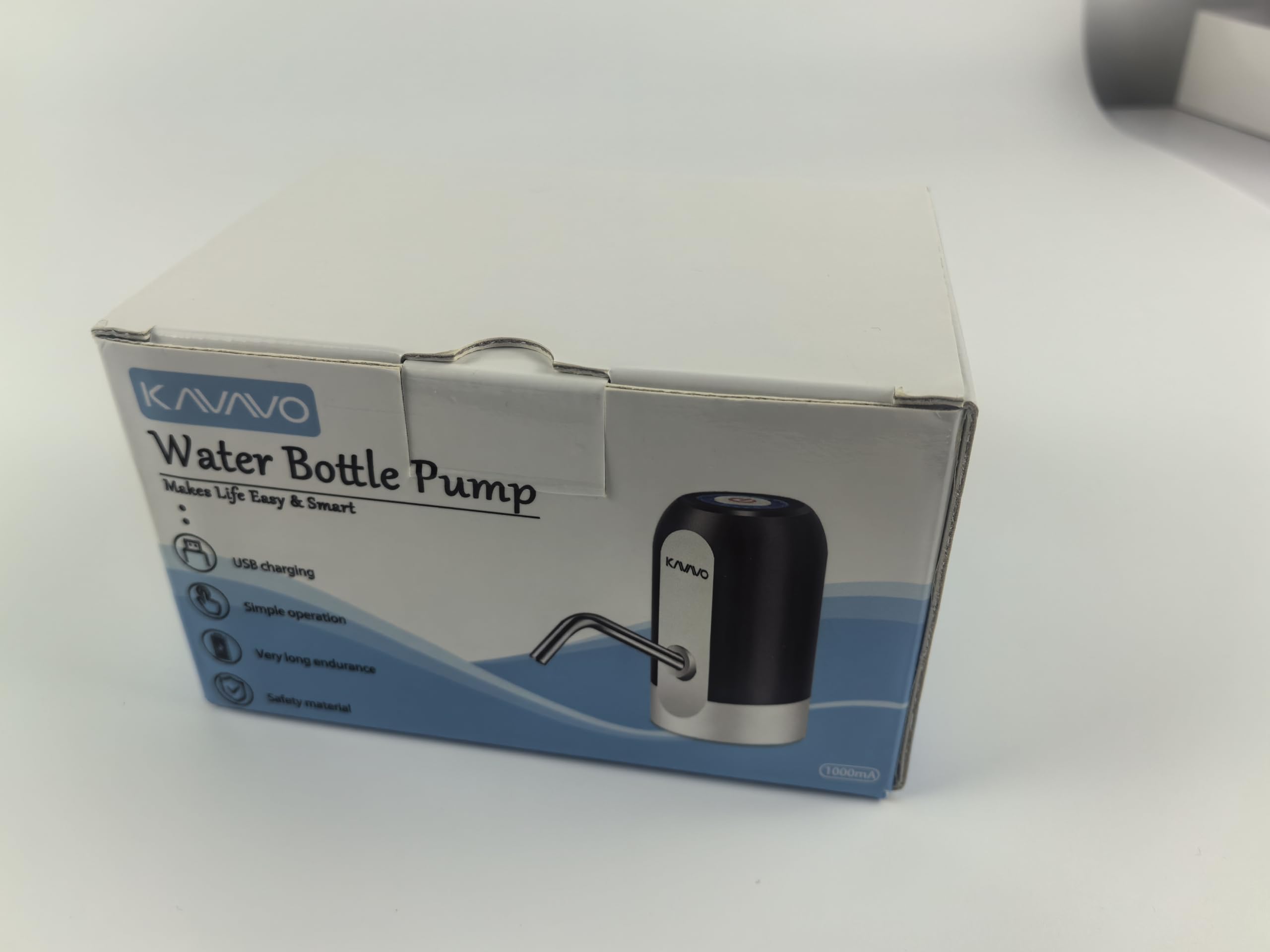 **USB Rechargeable Electric Water Bottle Pump with 2 Free Adapters & Hose - Portable Automatic Water Dispenser for Home, Office, Travel & Camping**