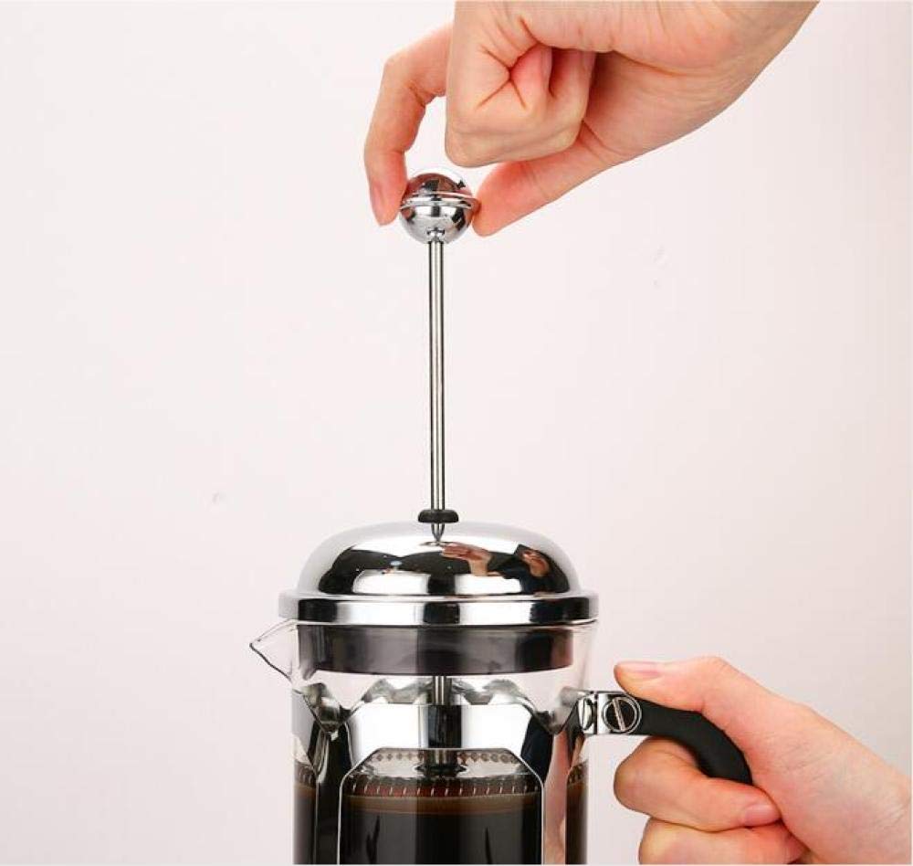 Premium French Press Coffee Maker - 34oz Stainless Steel Coffee & Tea Maker with Double Filter - Ideal for Home, Office & Camping Brewing