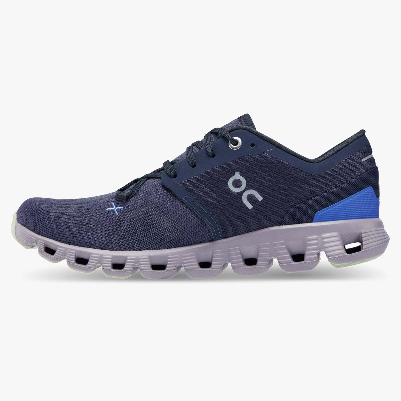 On Running Women's Cloud X 3 Running Shoes - Midnight/Heron Color - Lightweight & Cushioned for Training, Gym Workouts & Daily Wear