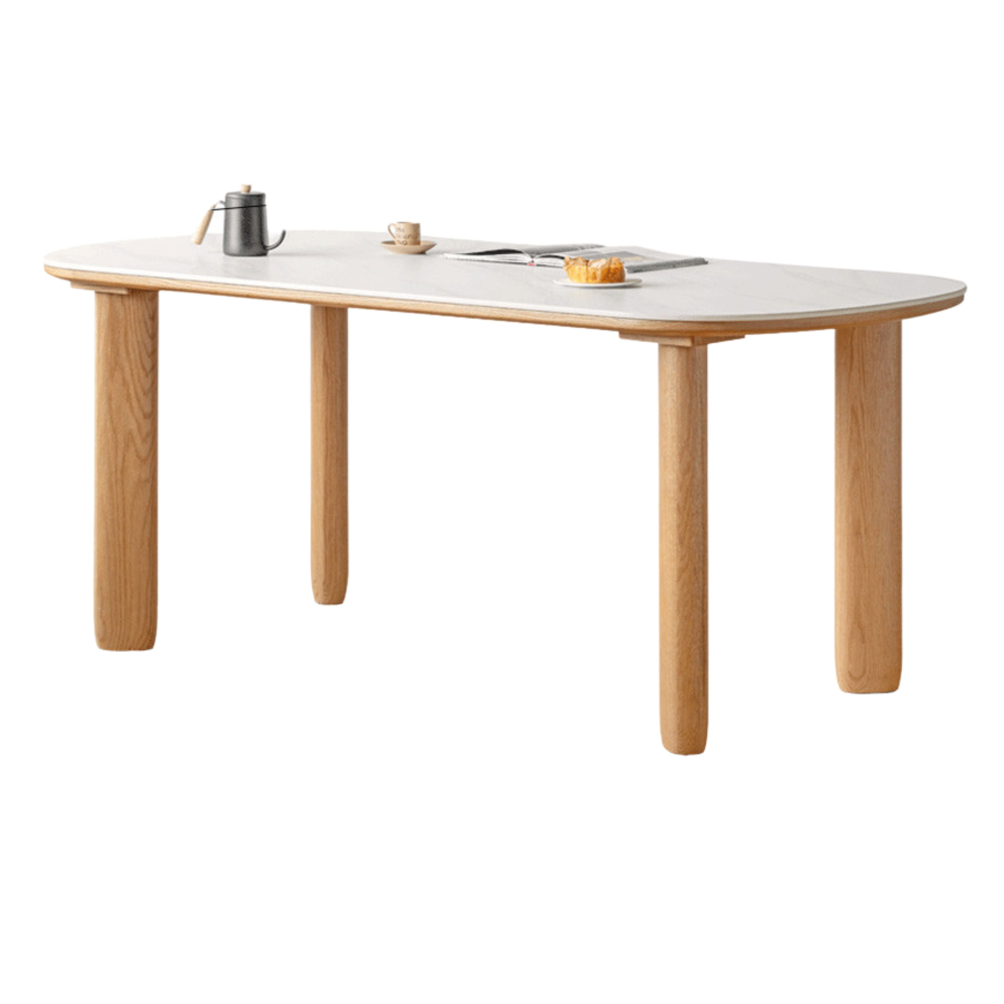 out of stock 70.8x35.4x29.9 inch / 180x90x76 cm / Natural Wood Color / large rock board table