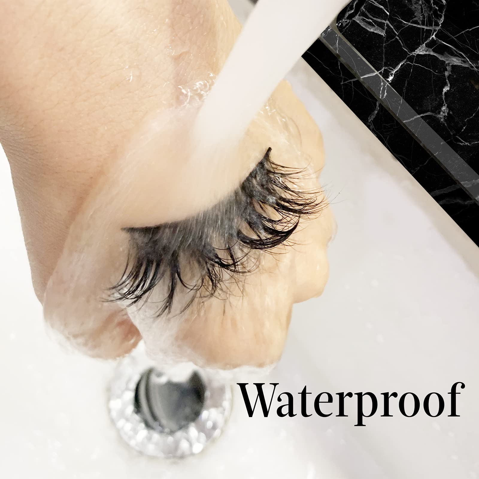Clear Eyelash Adhesive Glue - Super Strong Hold, Waterproof, Hypoallergenic for Sensitive Eyes - 0.176oz (2 Pack) - Perfect for Daily Wear, Special Occasions & Professional Makeup Artists