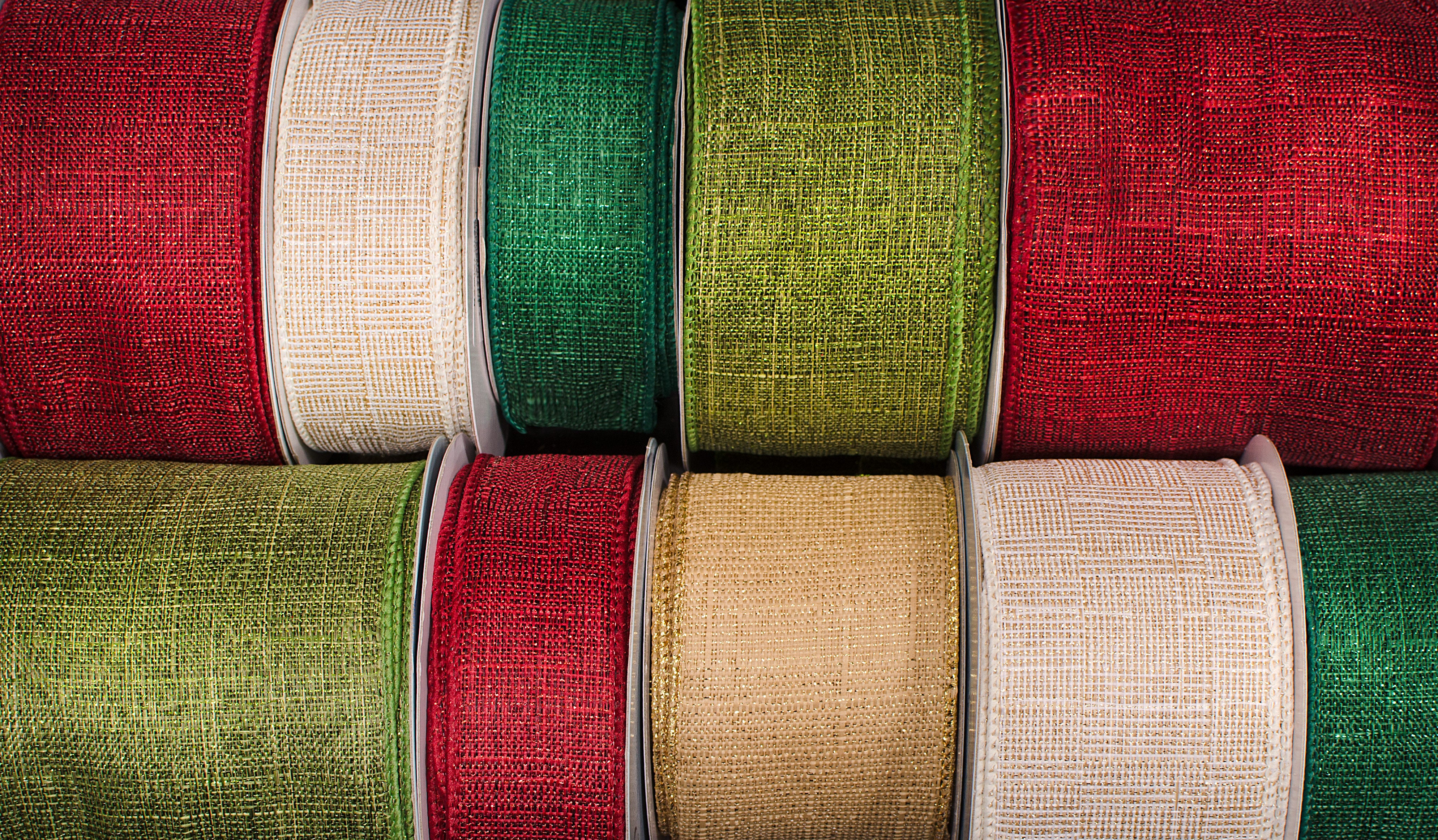 1.5 Inch Metallic Royal Canvas Ribbon - Lime Green (10 Yards) for Gift Wrapping, DIY Crafts, Wedding Decorations and Party Favors