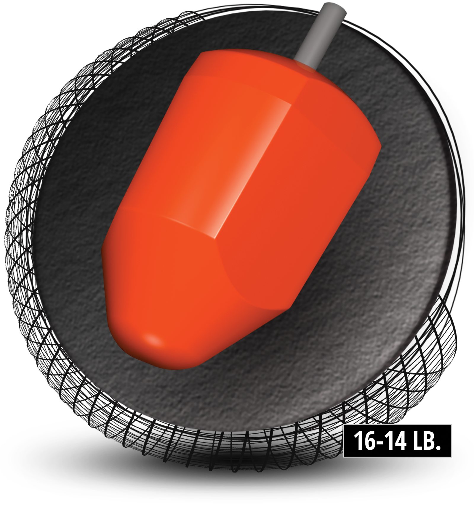 Hammer Raw Hammer Bowling Ball - Blue/Black/Orange for Professional & Recreational Bowlers - Perfect for League Play & Tournament Performance