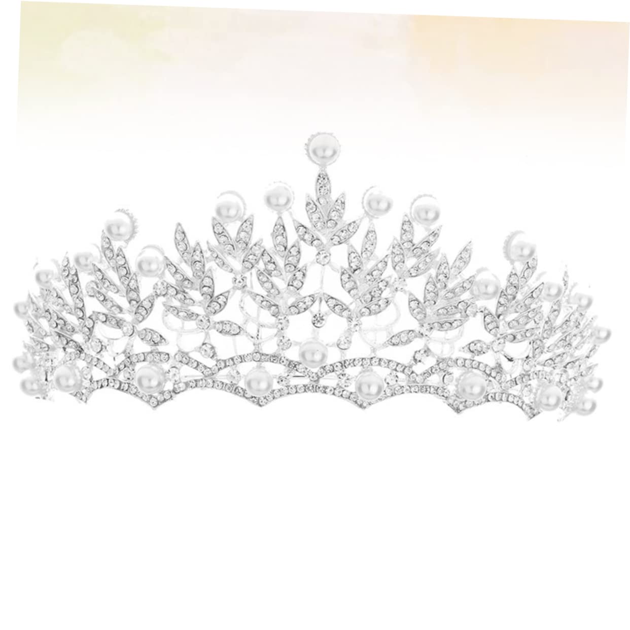 POPETPOP Wedding Tiara for Bride - Crystal Rhinestone Bridal Headpiece, Princess Hair Accessories for Weddings, Parties & Birthdays - Perfect for Fairy-Themed Events & Special Occasions
