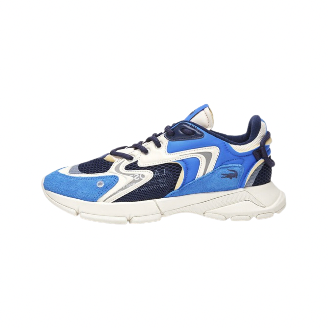 Lacoste Men's L003 NEO 223 Sneakers - White, Royal Blue & Black Athletic Shoes for Running, Gym & Casual Wear