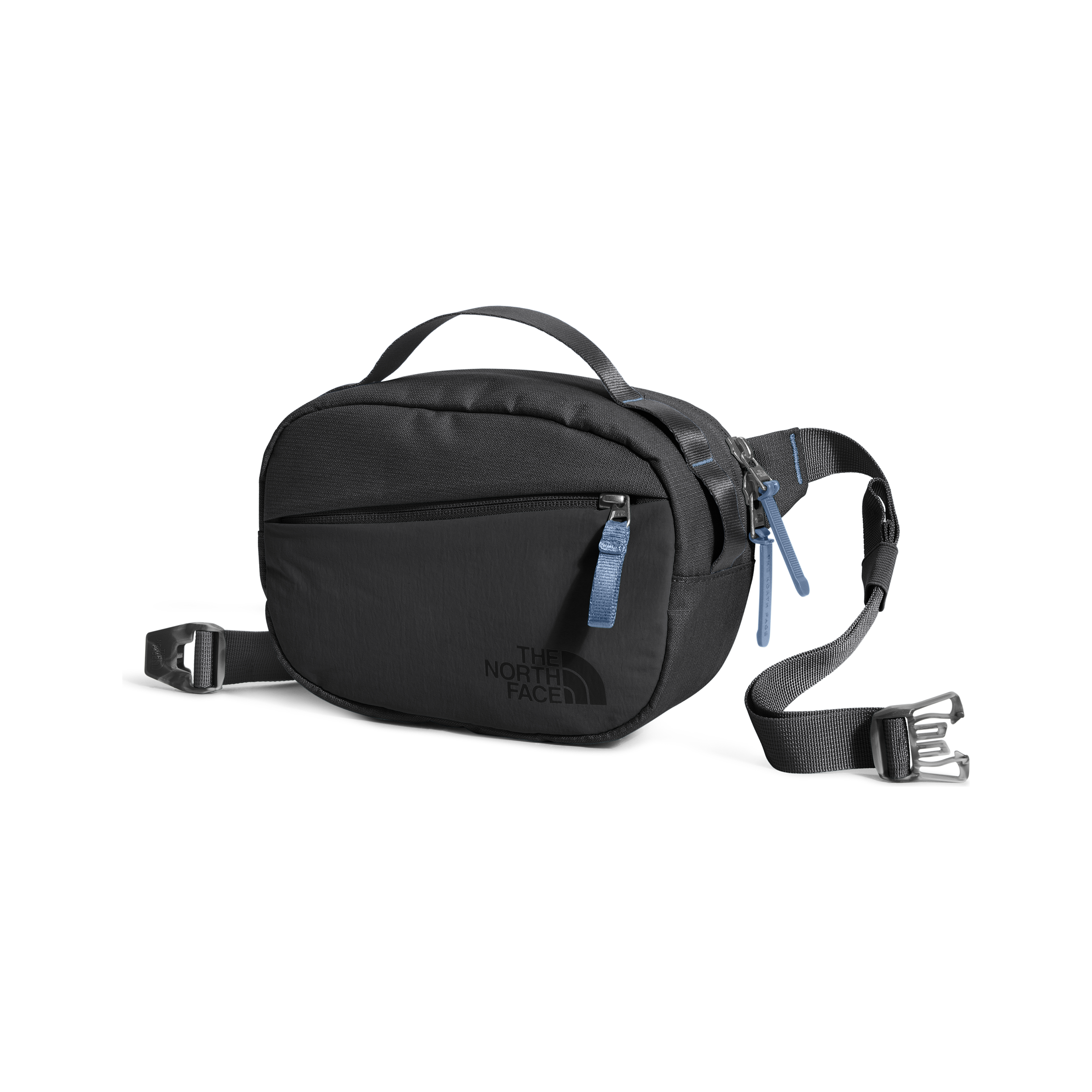 The North Face Women's Isabella Hip Pack - Waterproof Waist Bag for Hiking, Travel & Everyday Use - Asphalt Grey, Light Heather, Folk Blue - Perfect for Outdoor Adventures & Daily Essentials