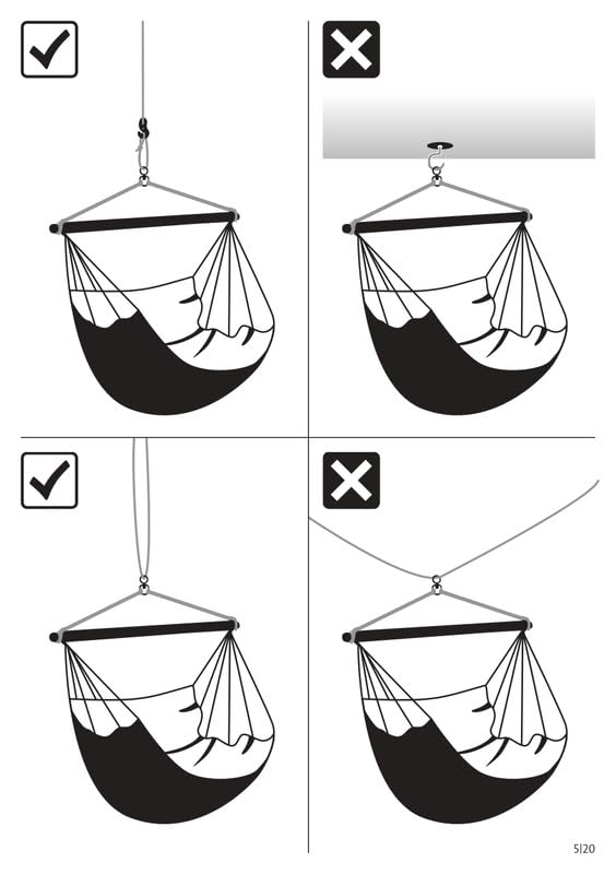 LA SIESTA® Large Comfort Domingo Hammock Swing Chair with CasaMount - Weatherproof & Durable Indoor/Outdoor Hanging Chair - Includes Suspension Kit for Walls, Ceilings & Square Beams - Perfect for Porch, Patio, Garden & Nursery Relaxation - Lime Green