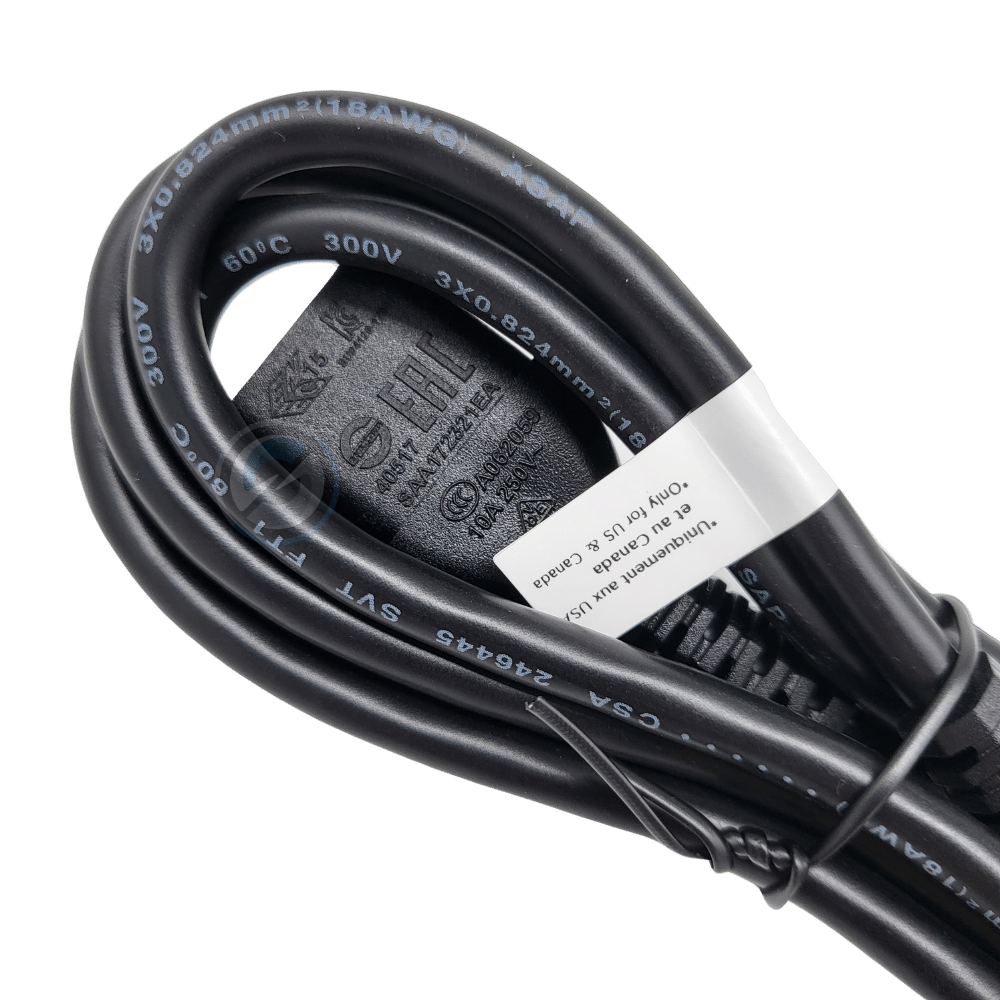DJI Battery Station AC Power Cable - Compatible with DJI Drones (US & Canada Plug) - Perfect for Home, Office & Outdoor Charging