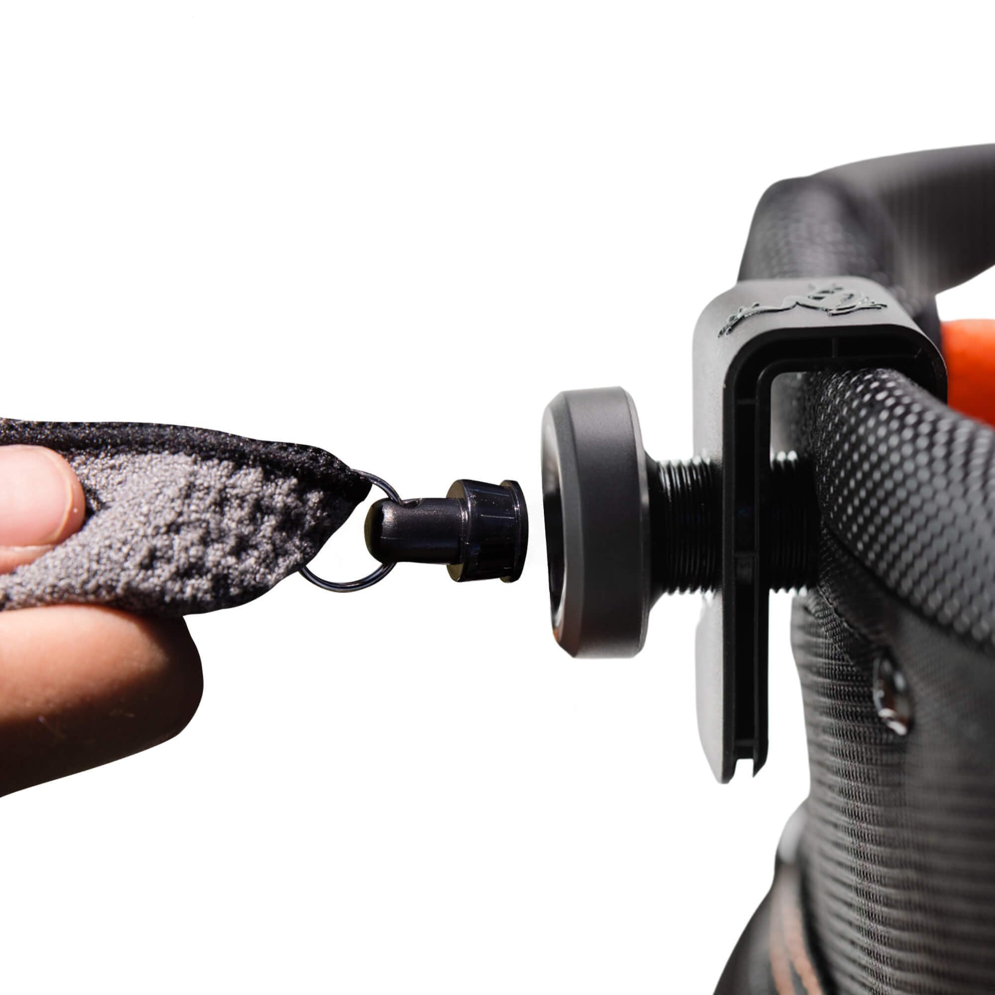 Frogger Golf Bag Latch-It Magnetic Accessory Attachment System - Secure Clip for Golf Towels, Brushes, Rangefinders & More | Perfect for Golf Course, Driving Range & Outdoor Training