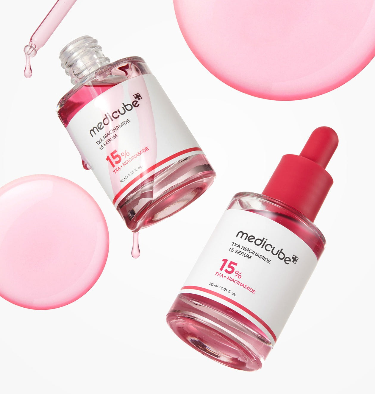 Medicube TXA Niacinamide 15 Serum 30ml - Brightening & Hydrating Face Serum for Dark Spots & Uneven Skin Tone | Perfect for Daily Skincare Routine & Nighttime Use