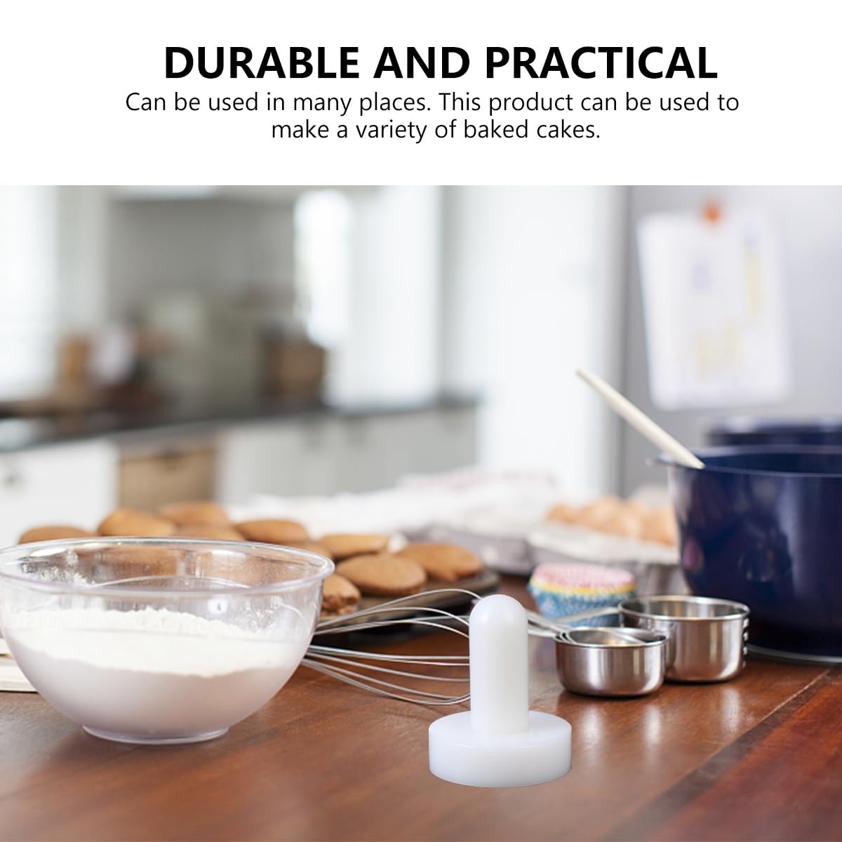 Premium Cheesecake Pastry Dough Tamper & Egg Tart Molds Set - Professional Baking Presser for Perfect Tarts, Pies and Tortillas | Ideal for Home Bakers and Pastry Shops