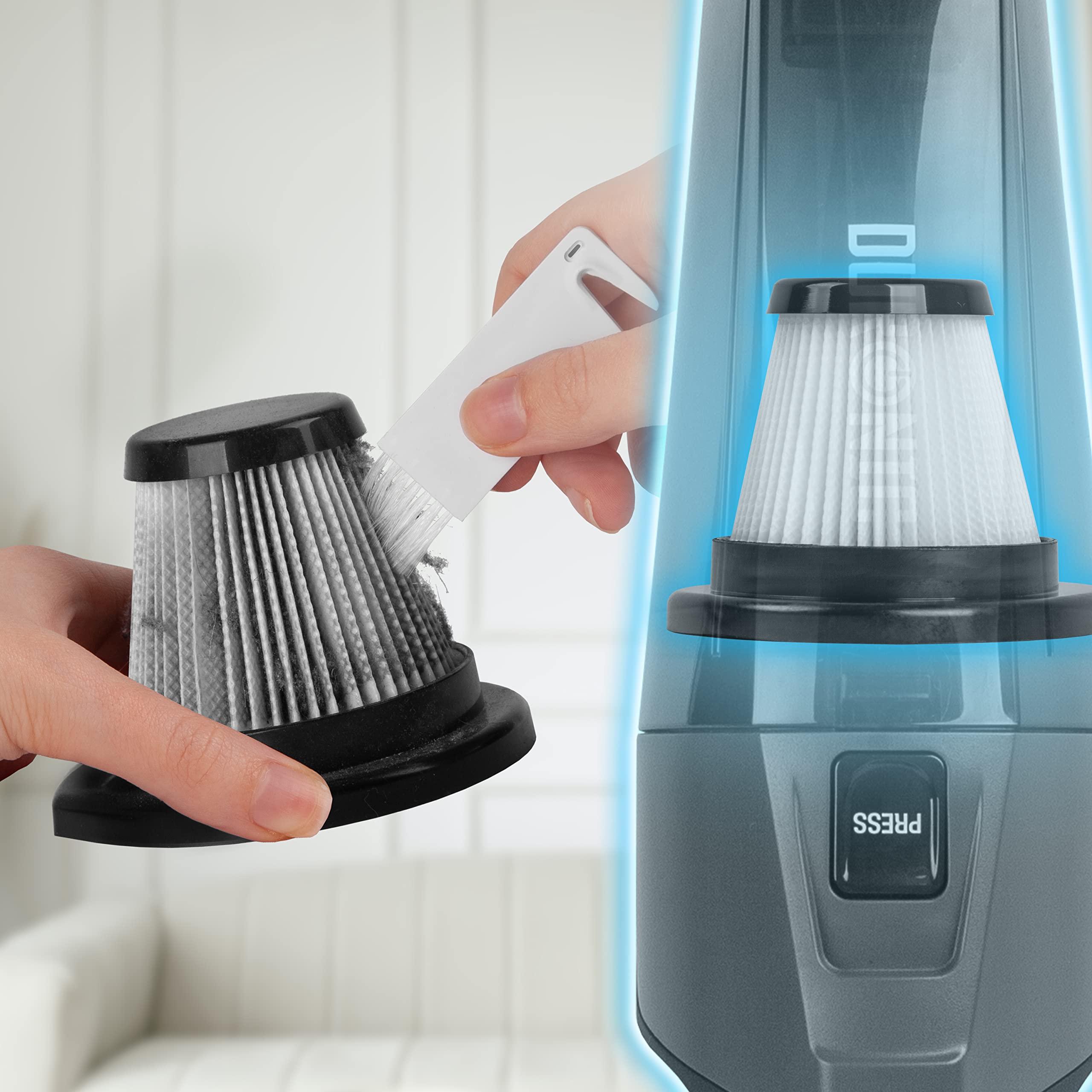 Duronic VC9 Vacuum Cleaner HEPA Filter Replacement Part | Compatible with VC9 Models | High-Efficiency Dust & Allergen Removal | Perfect for Home Cleaning & Pet Hair