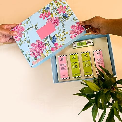 House of Beauty Combo GLOW GIFT BOXES for Milia, Rosacea & Pigmentation Treatment | Diwali Gift Hamper Set | Celebration Special Beauty Box | Perfect for Skincare Routine & Festival Gifting