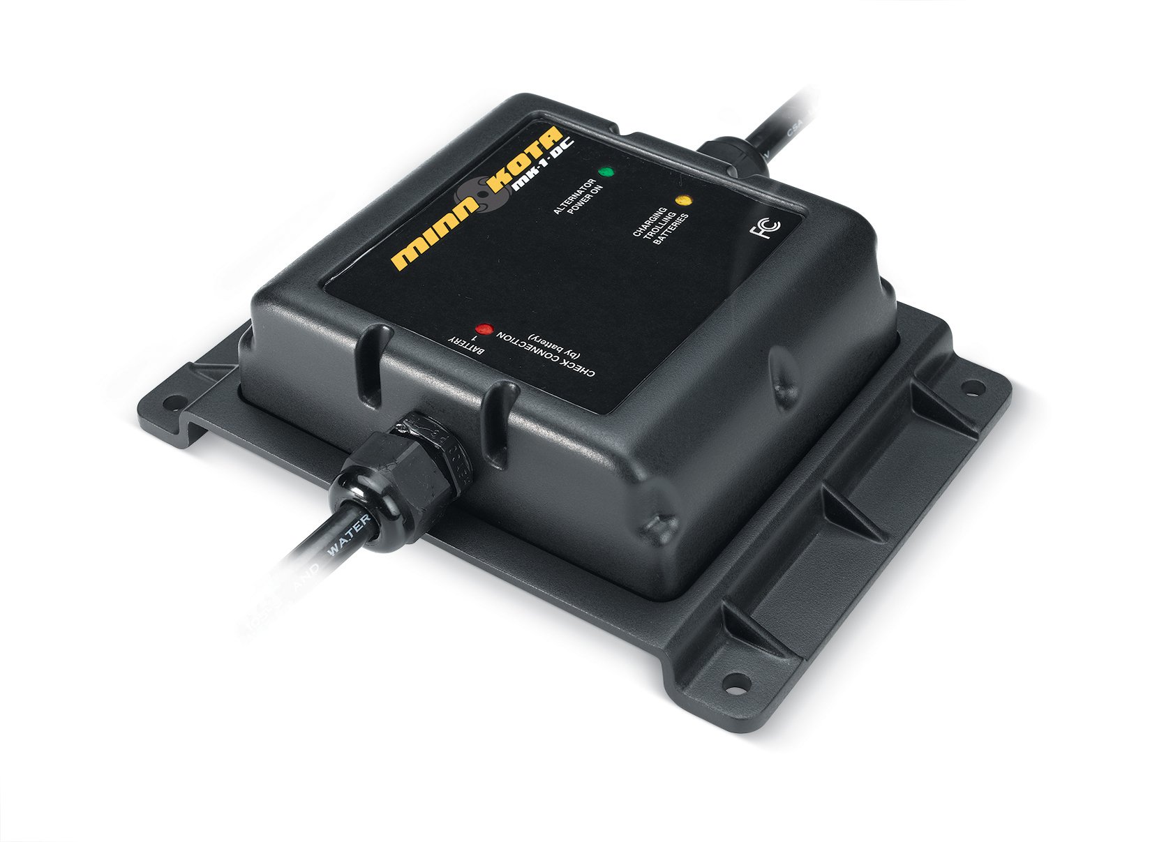 Minn Kota Single Bank DC Alternator Charger - Marine Battery Charger for Boats & RVs | Waterproof & Durable Onboard Charging Solution