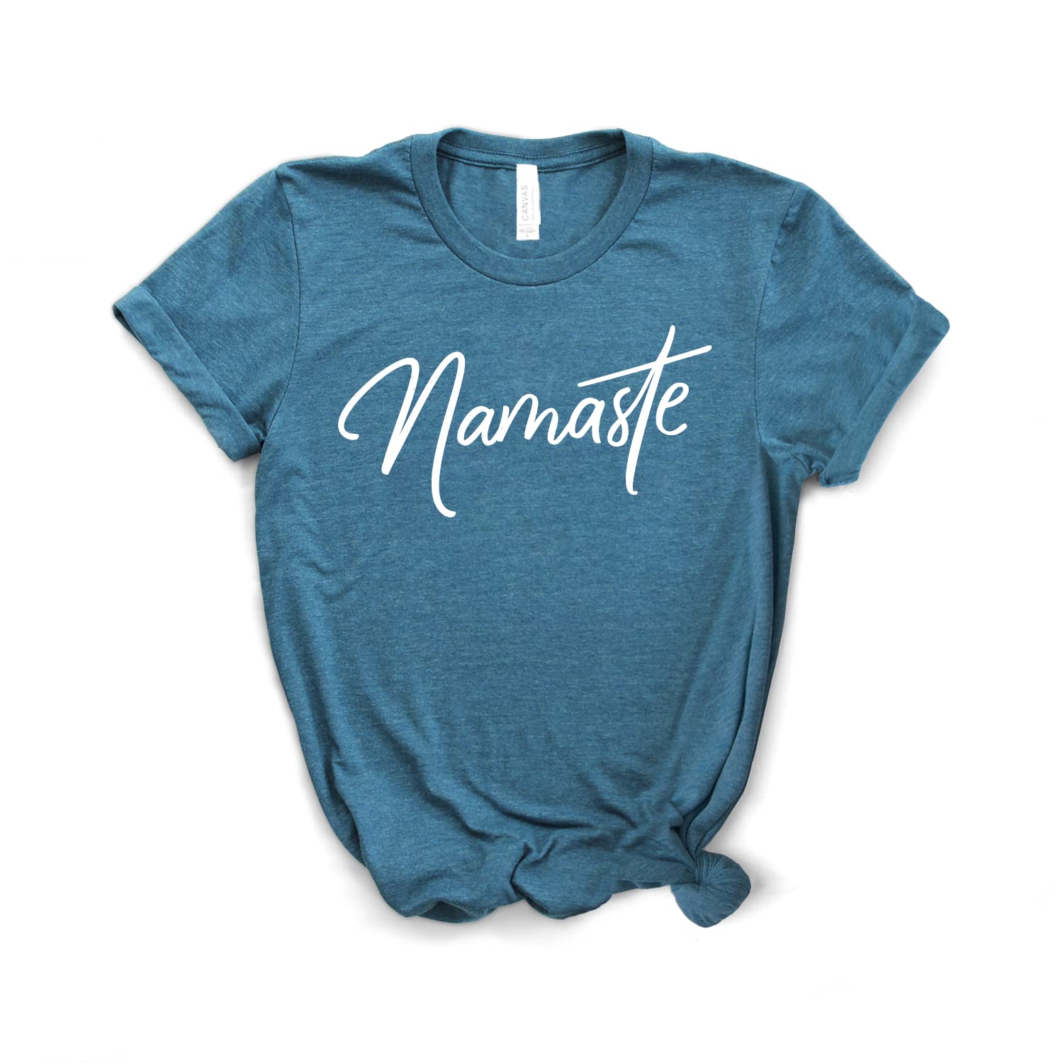 Namaste Yoga T-Shirt - Softstyle Unisex Meditation & Gym Tee with Mandala Design - Perfect for Yoga Practice, Gym Workouts & Mindful Relaxation