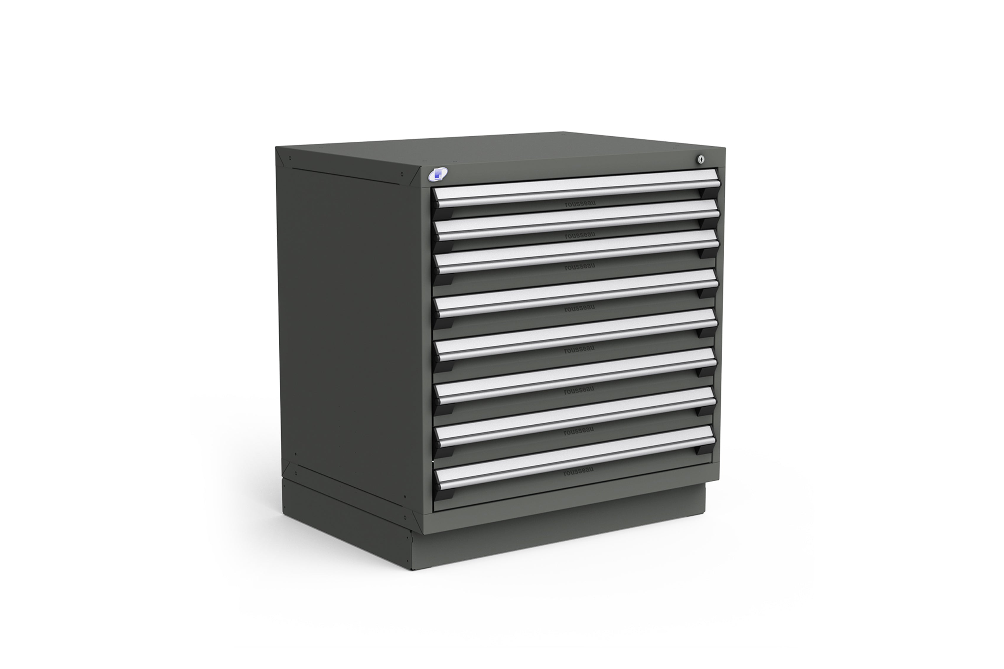 Rousseau 8 Drawer Storage Cabinet - Modern Wooden Dresser for Bedroom, Living Room & Office Organization - Perfect for Clothes, Toys & Home Decor Storage