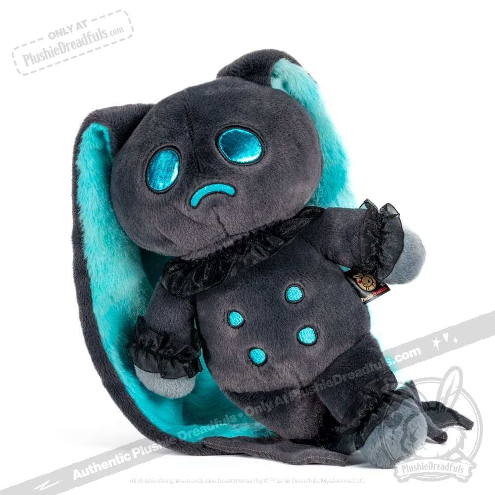 Plushie Dreadfuls Wraith Bunny - Soft Stuffed Animal Toy for Halloween Decor, Gothic Gift & Cute Cuddling