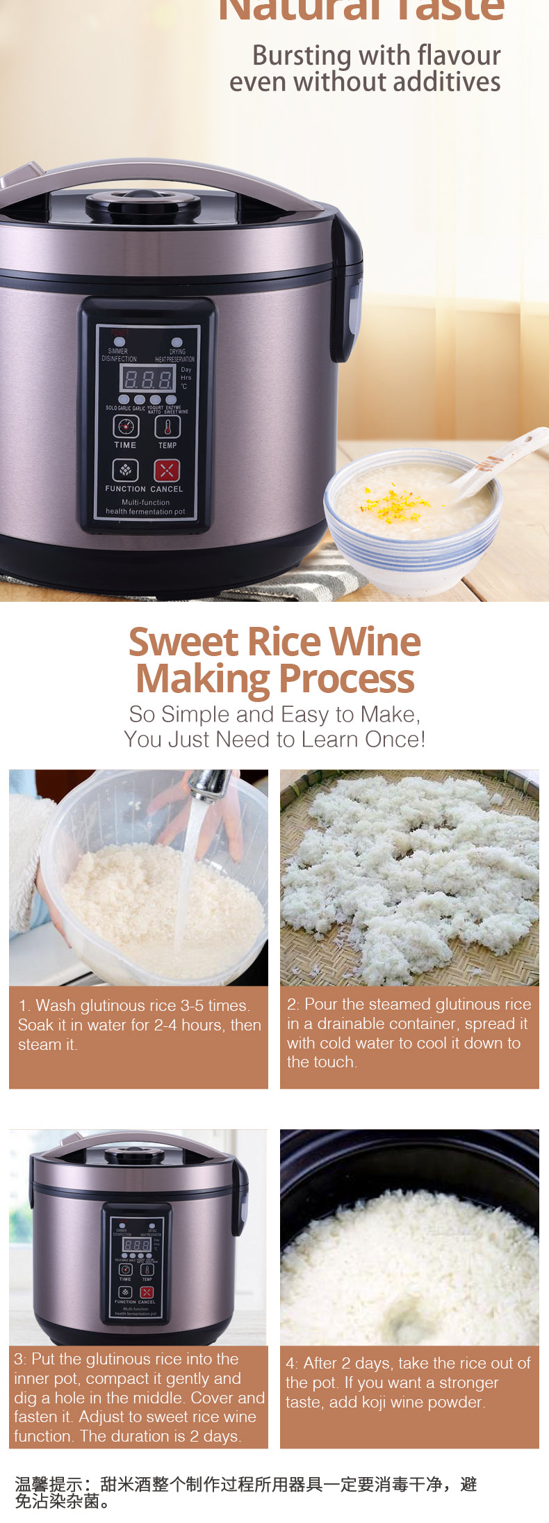 TOYOMI 5.0L Microcomputer Controlled Multi-Functional Fermentation Pot - Black Garlic Maker, Kimchi, Yogurt, Tempeh & More (Model BGM-8810) | Perfect for Home Kitchen, Healthy Eating & Fermentation Enthusiasts