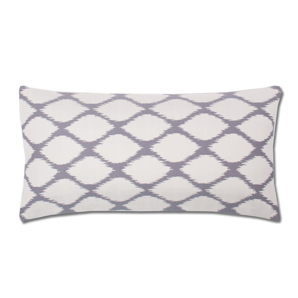 Grey and White Raindrop Throw Pillow - Soft Decorative Cushion for Sofa, Bed, Living Room - Perfect for Home Decor and Cozy Comfort