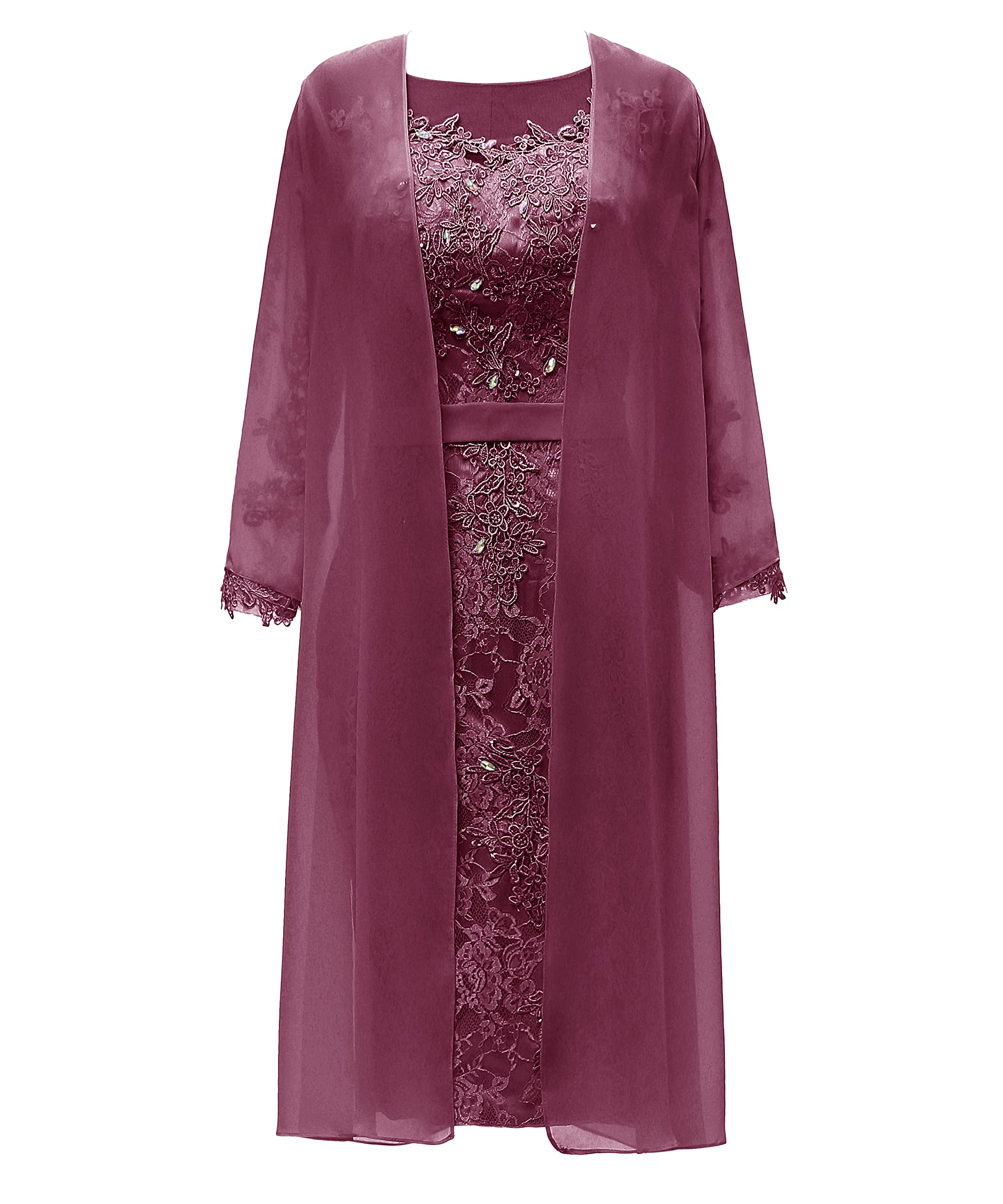 Elegant Mother of The Bride Lace Dress with Jacket - Formal Evening Gown for Weddings, Parties & Special Occasions - Women's Wedding Guest Dress for Church Ceremonies & Cocktail Events