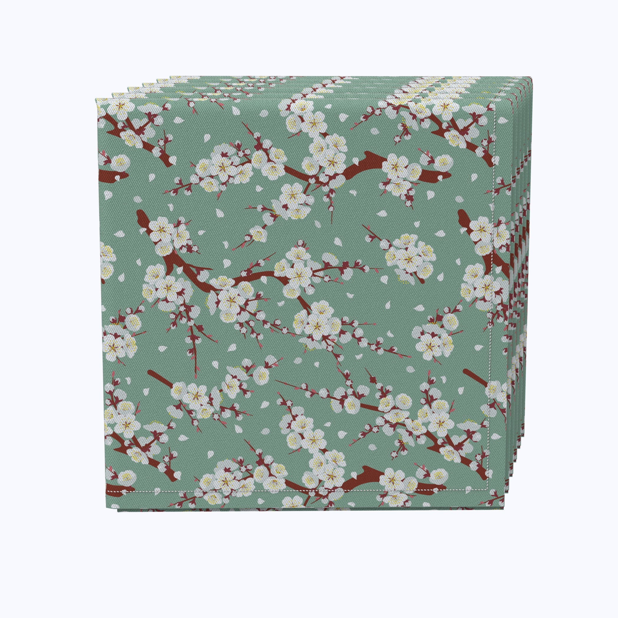 Premium Chinese Cherry Blossom Paper Napkins - Floral Decorative Napkins for Wedding, Party & Spring Table Decor - 50 Count