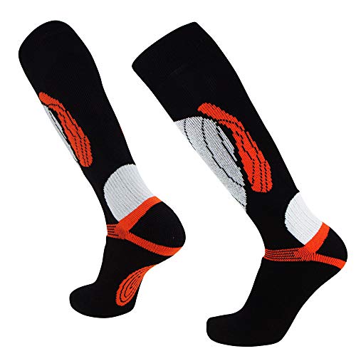 1 Pair - Black/Orange