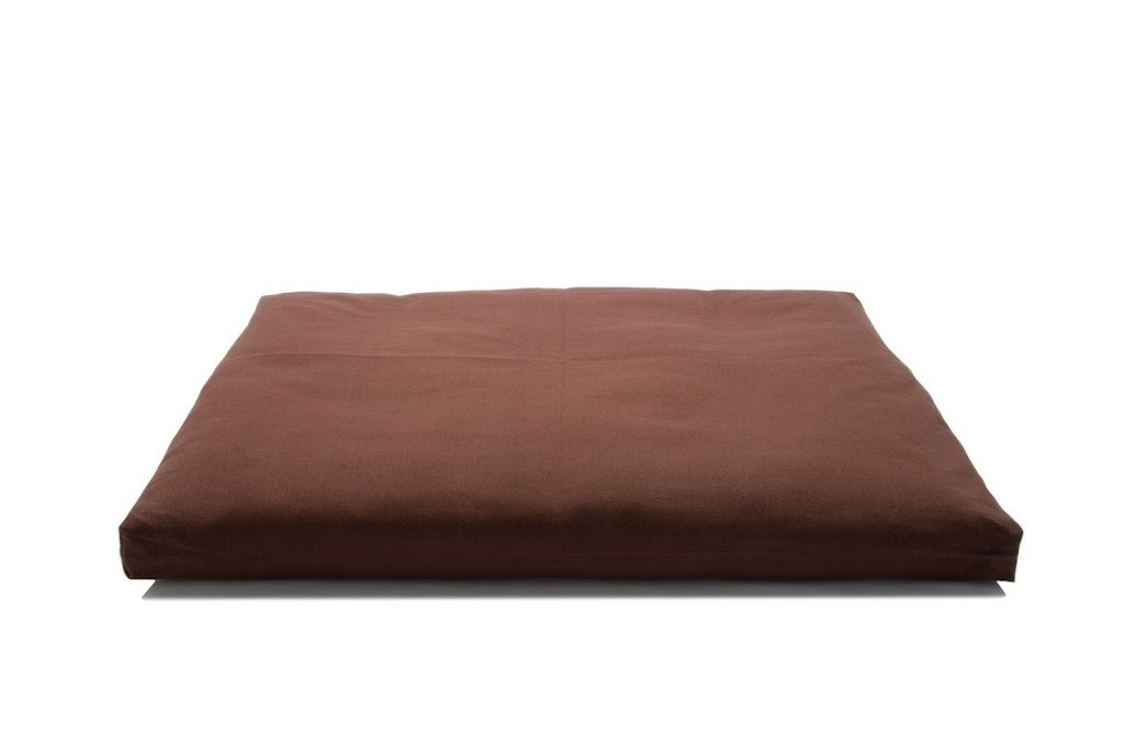 Premium Chocolate Deluxe Zabuton Meditation Cushion with Removable Cotton Twill Cover - Comfortable Floor Seating for Yoga, Zen Meditation & Home Decor