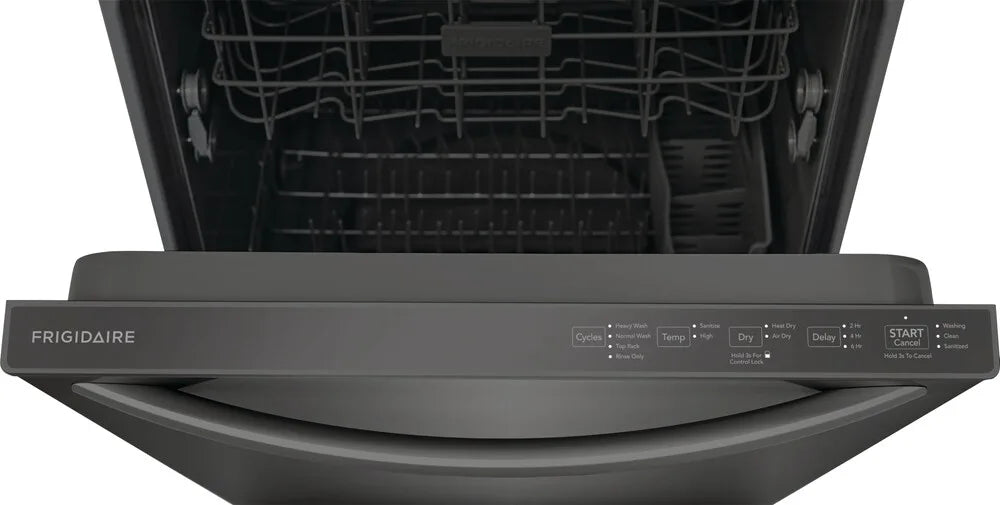 Frigidaire FDPH4316AD 24-Inch Built-In Dishwasher - Black Stainless Steel | Energy Star Certified | Quiet Operation | Perfect for Small to Medium Kitchens