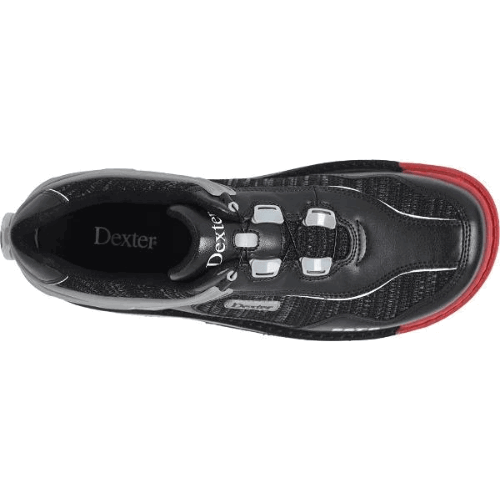**Dexter Men's SST 6 Hybrid BOA Bowling Shoes - Black Knit Right Hand - Perfect for Competitive & League Bowling**
