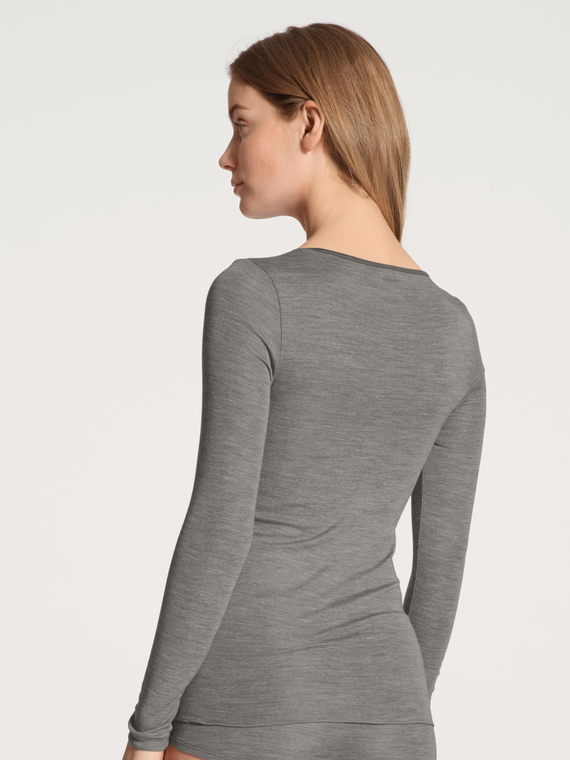 Women's True Confidence Long Sleeve T-Shirt - Comfortable Stretch Cotton Top for Work, Casual & Layering | Plus Size Options Available