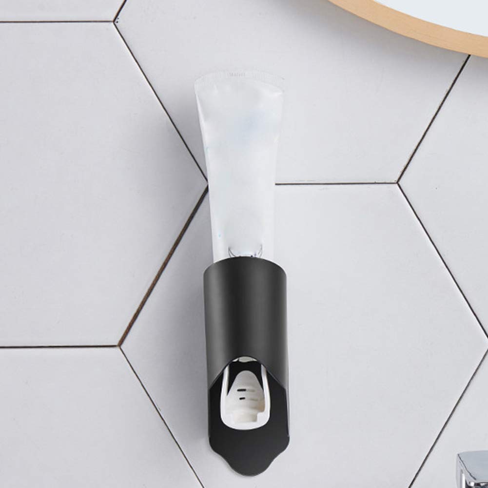 Stainless Steel Toothpaste Squeezer & Wall-Mounted Dispenser - PZJ Metal Toothpaste Tube Squeezer Holder for Bathroom Organization | Perfect for Home, Travel & RV Use
