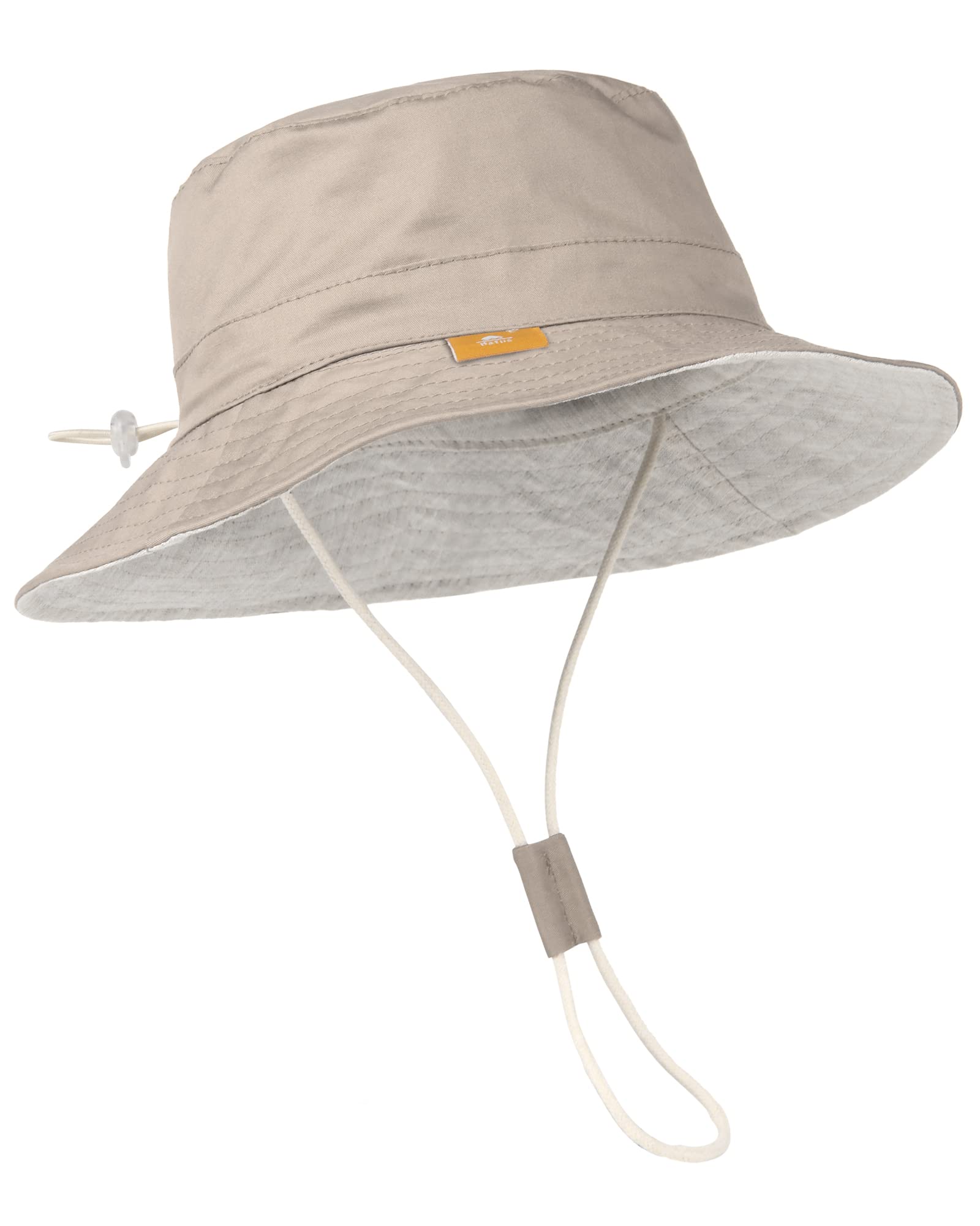 Baby Sun Hat for Boys & Girls - UPF 50+ UV Protection Summer Bucket Hat for Toddlers & Kids - Breathable Cotton Beach Hat for Outdoor Play, Pool, Park & Travel