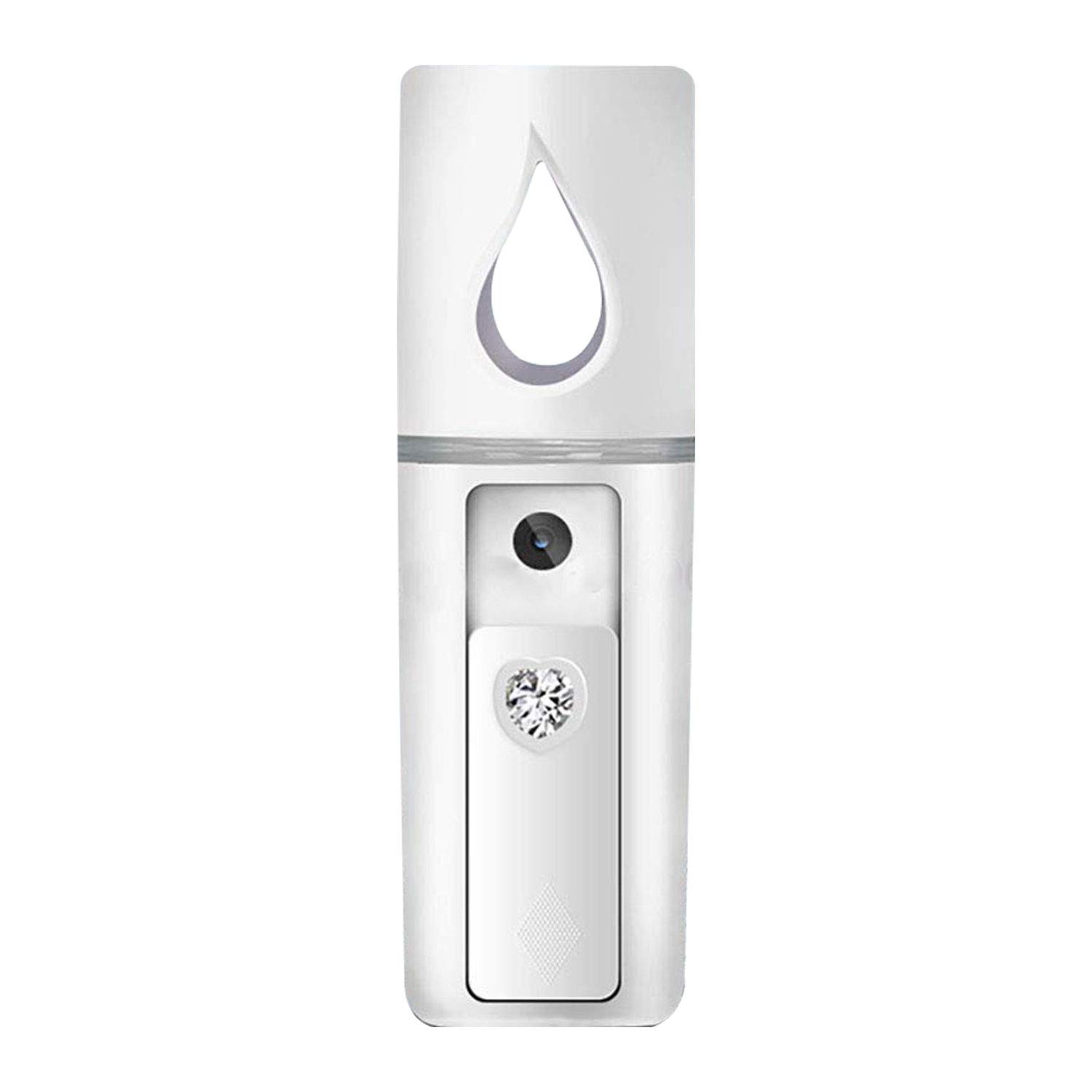 Portable Nano Facial Mist Sprayer - Mini Rechargeable Humidifier & Air Diffuser for Hydration, Aromatherapy & Travel Use