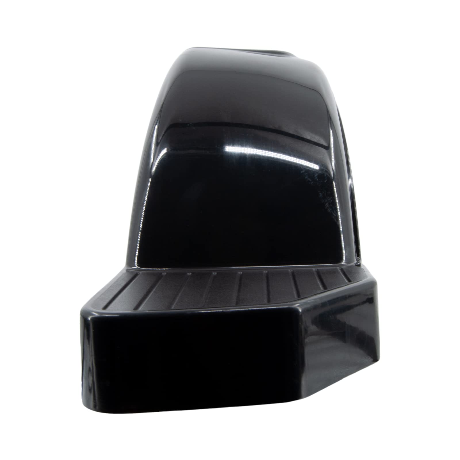 Heavy-Duty Black Plastic Single Axle Boat Trailer Fender with Non-Slip Steps - 9