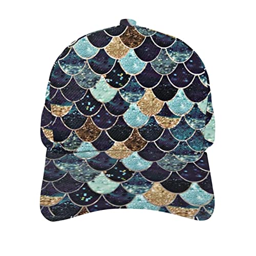 Navy Blue Mermaid Scales