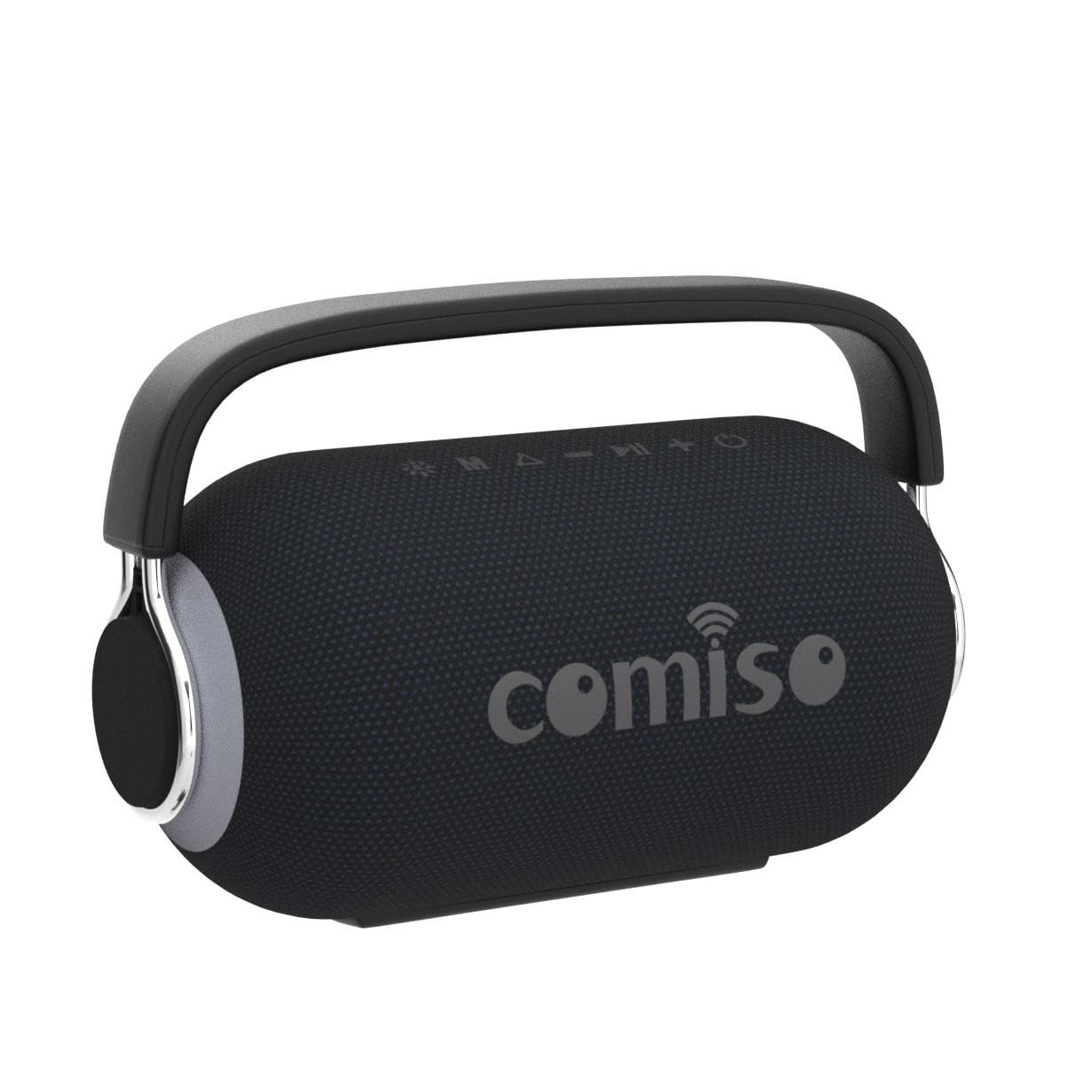 Comiso Portable Bluetooth Speaker - Waterproof Wireless Boombox with LED Lights, Deep Bass & Superior Stereo Audio, 40H Playback for Outdoor, Pool Party, Camping & Beach