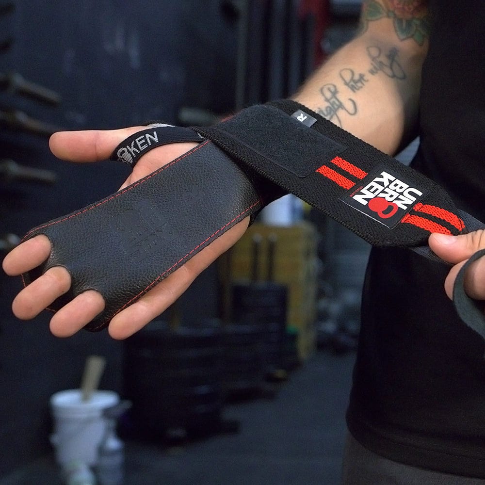 Premium Hand Grips & Wrist Wraps for Weightlifting, Gym, and CrossFit - Support & Protect During Workouts