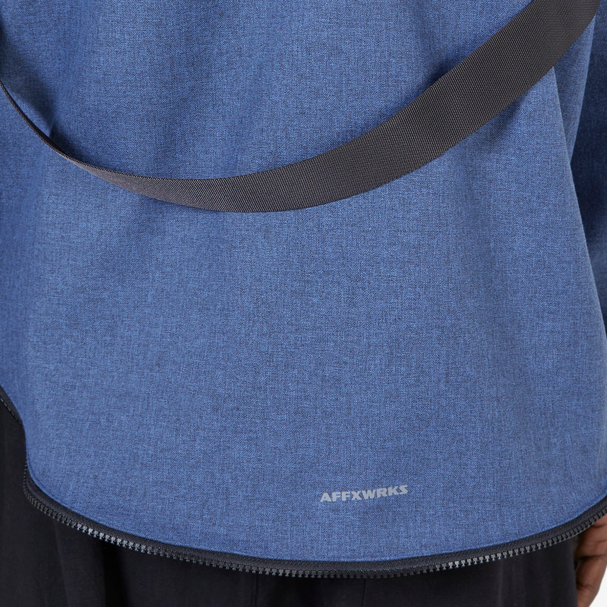 Stylish Peppered Blue Jacket Bag - Trendy Crossbody Shoulder Bag for Women, Perfect for Travel, Work & Everyday Use