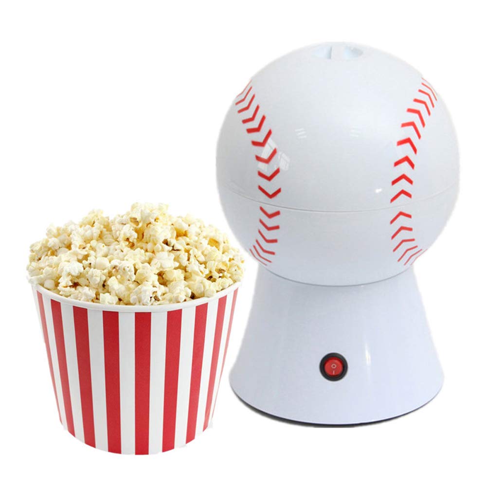 Electric Popcorn Maker Machine 1200W - Oil-Free Hot Air Popcorn Popper for Healthy Snacks, Home Theater, Movie Nights & Family Parties - Perfect for Home, Office & Camping Use