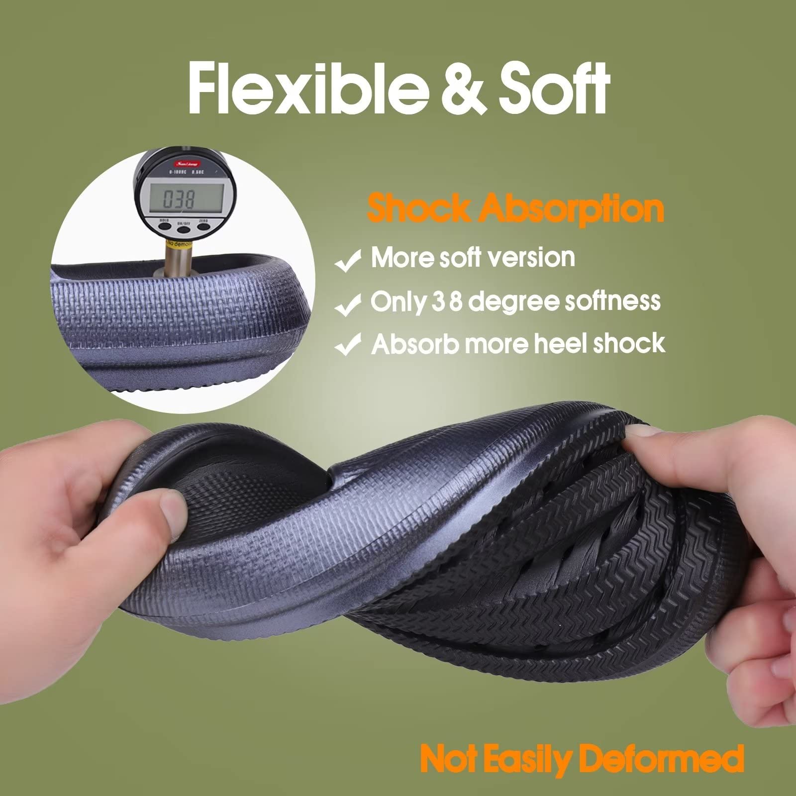 EQUICK Cloud Slides Pillow Slippers for Women and Men - Ultra Soft Bathroom Sandals with Cushioned Thick Sole | Indoor & Outdoor Shower Slippers | Perfect for Home, Spa, Poolside, and Beach Use